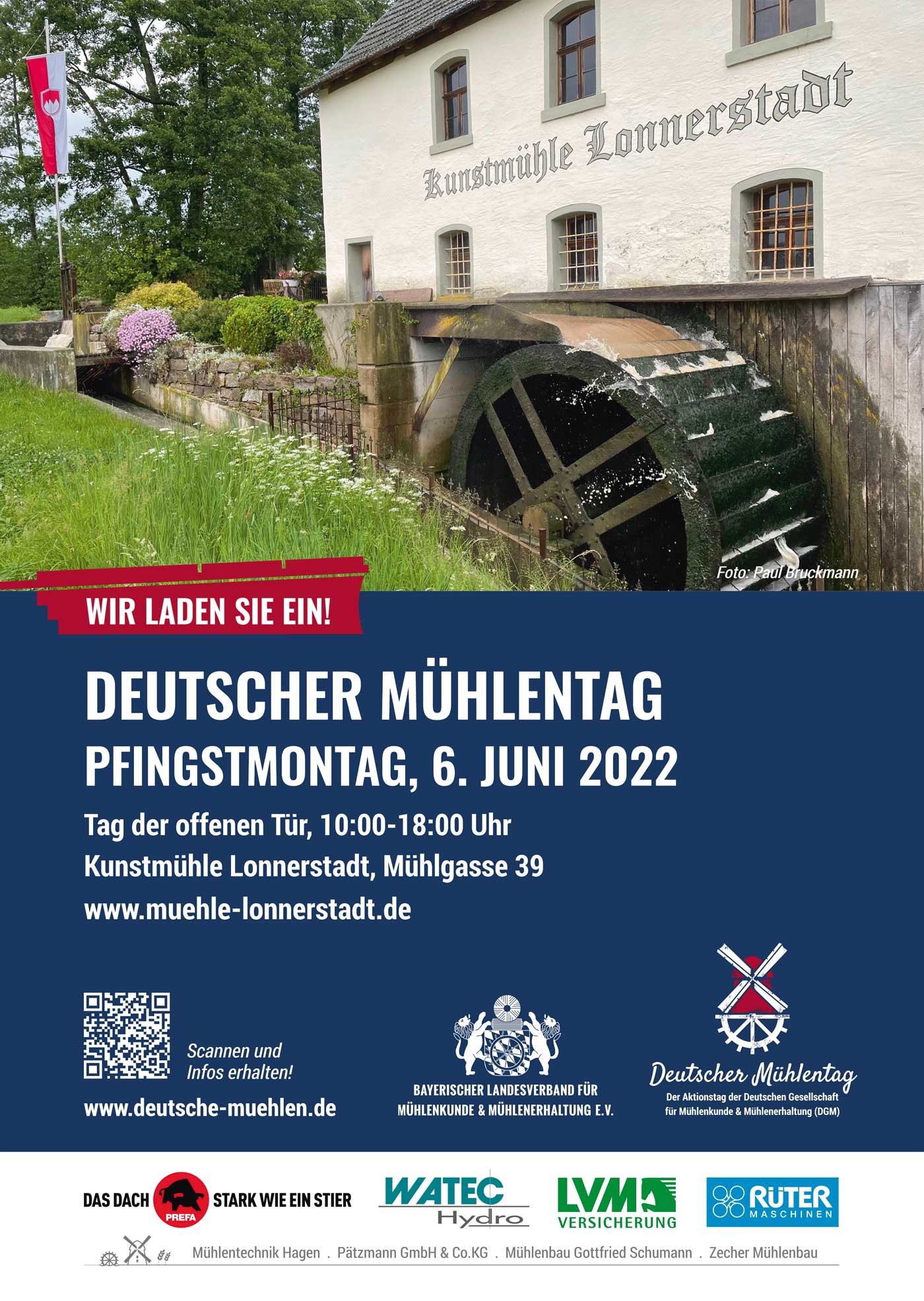 Deutscher Mühlentag am 6. Juni 2022