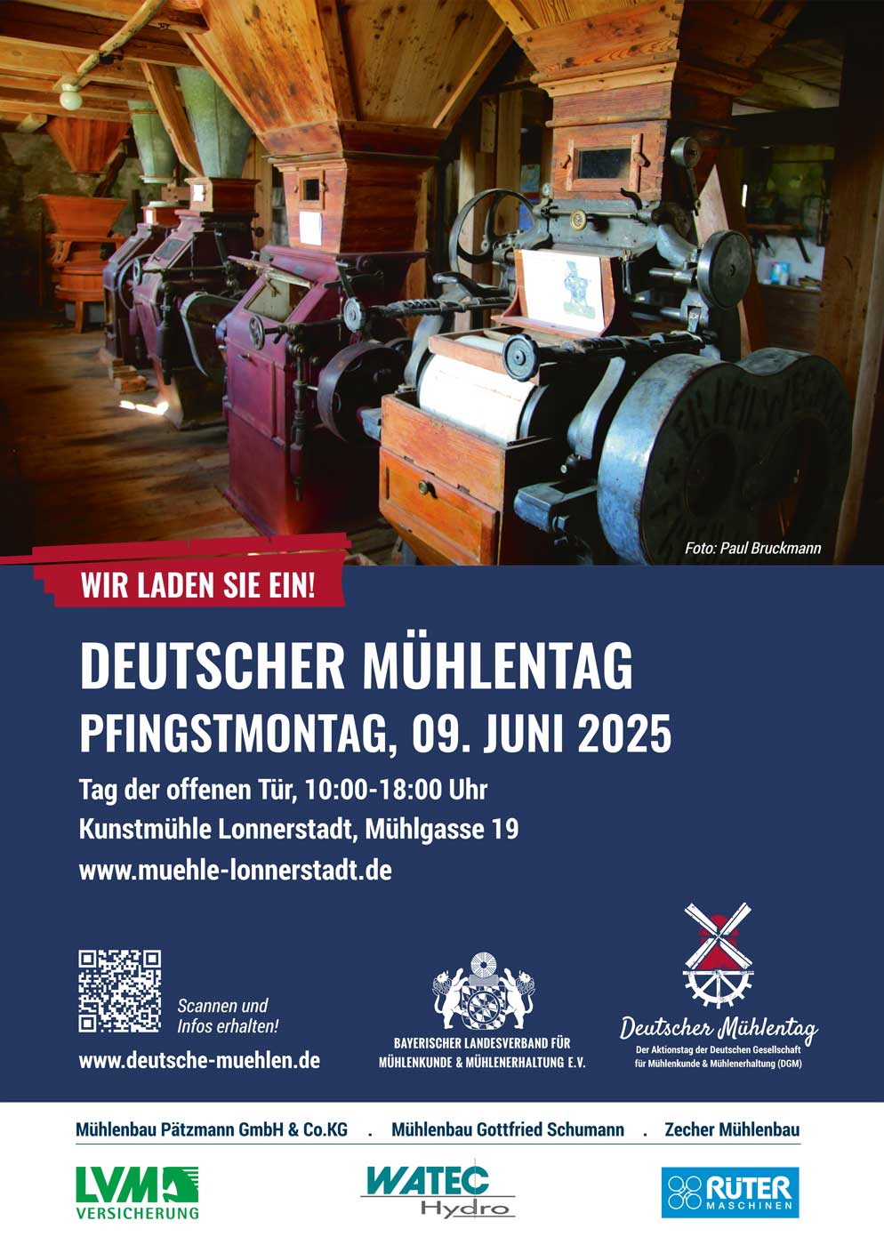 Deutscher Mühlentag am 9. Juni 2025